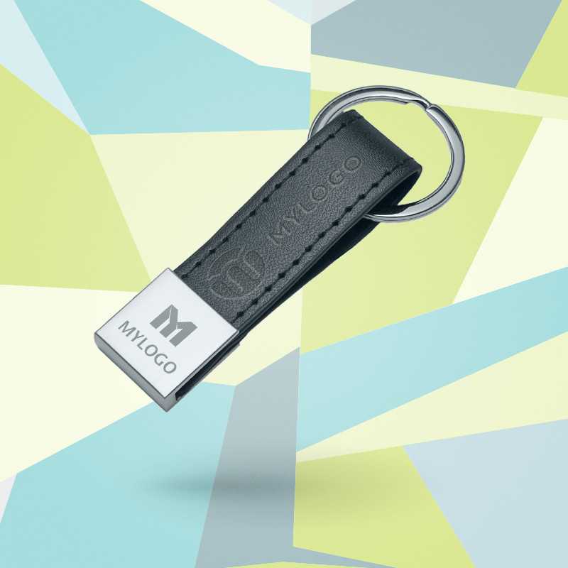 CHESS - Schlüsselanhänger aus Leder in Form einer Werbehand
