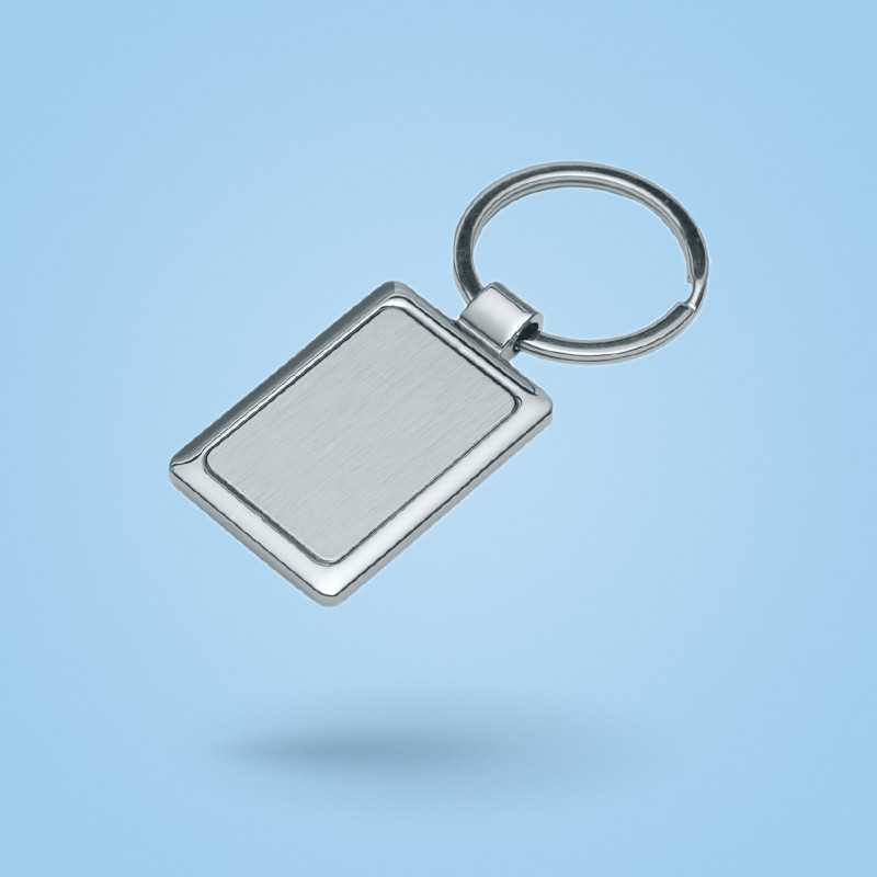 Porte-clés métal simple personnalisable