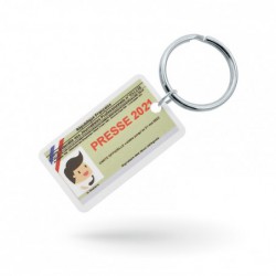 PVC Loyalty Card Keychain